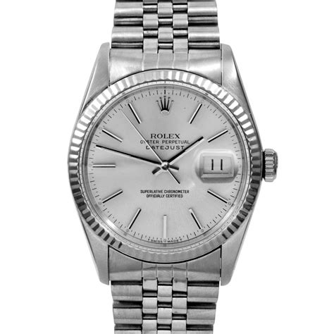 1980 rolex datejust|old stainless steel Rolex Datejust.